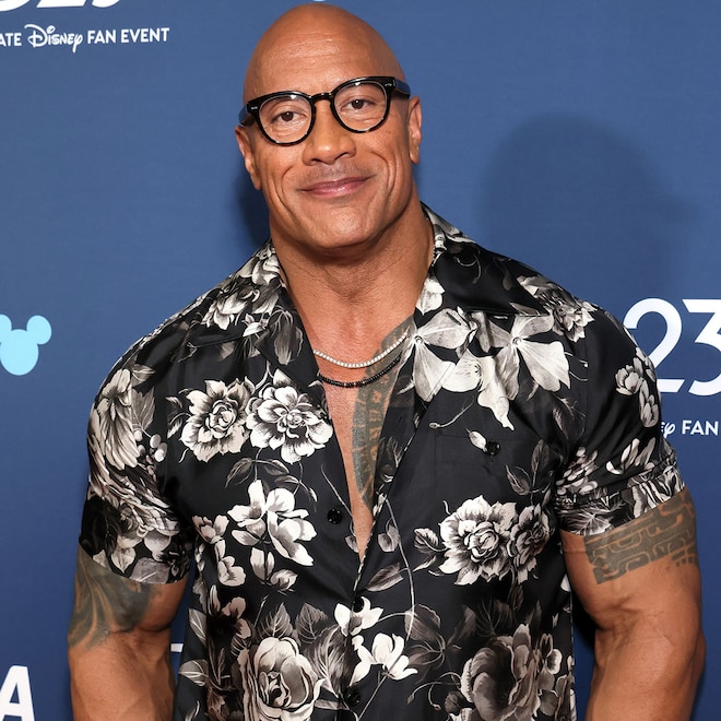 Dwayne Johnson at D23: The Ultimate Disney Fan Event in Anaheim, California on August 09, 2024.